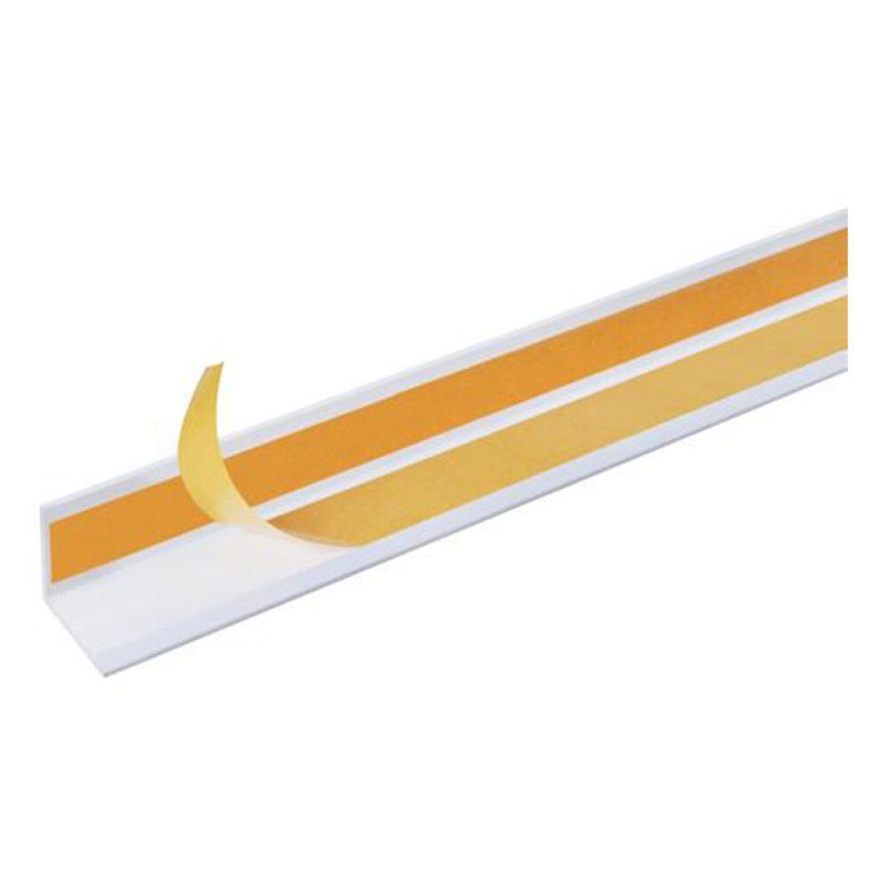 Nurgaprofiil PVC iseliimuv 25 x 25 x 2600 mm