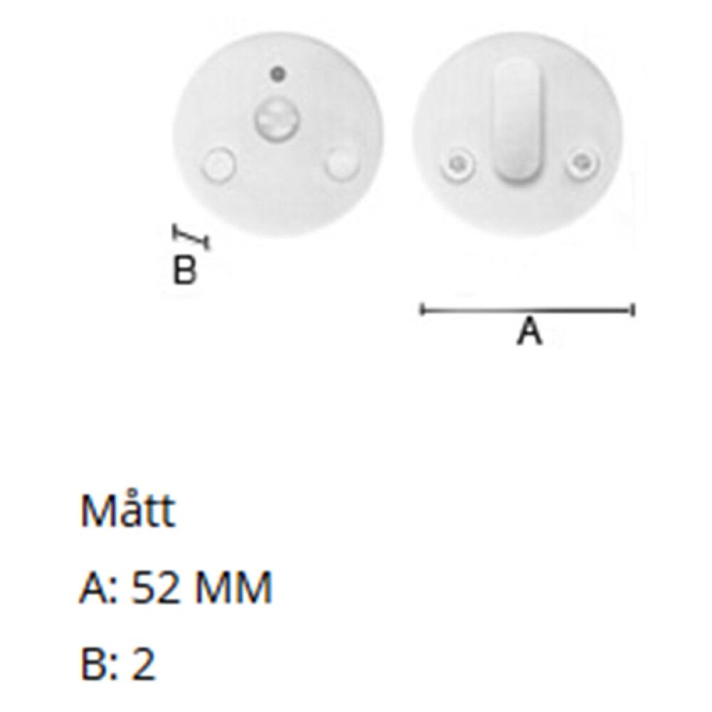 WC lukusti Beslagsboden B240BNS must