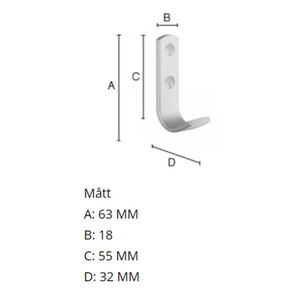 Nagi Beslagsboden BX1043 valge