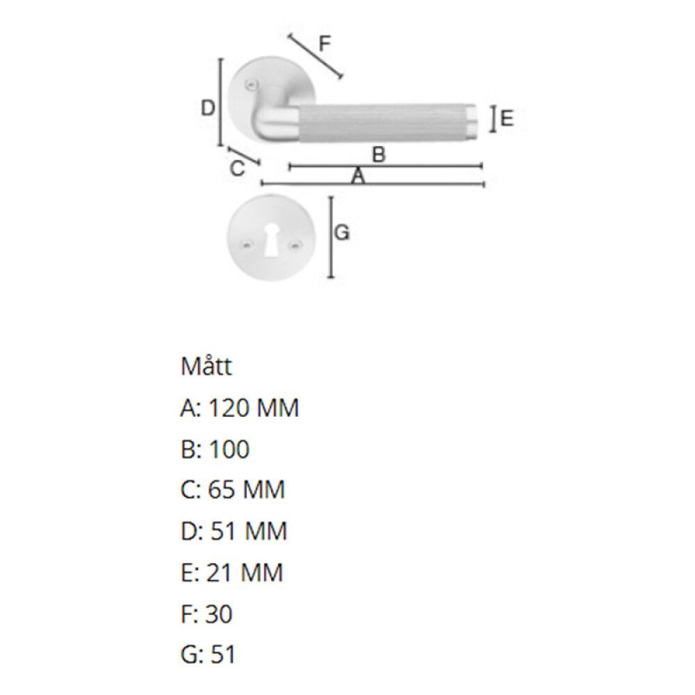 Siseukse link Beslagsboden B863KMN