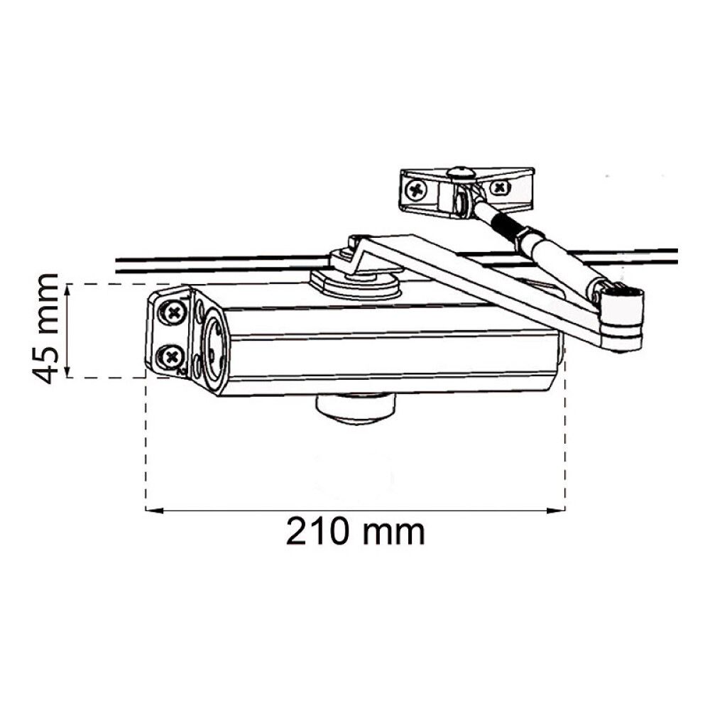 Uksesulgur Habo 400 must