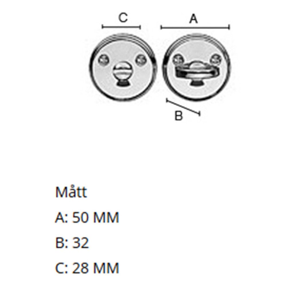 WC lukusti Beslagsboden B210A
