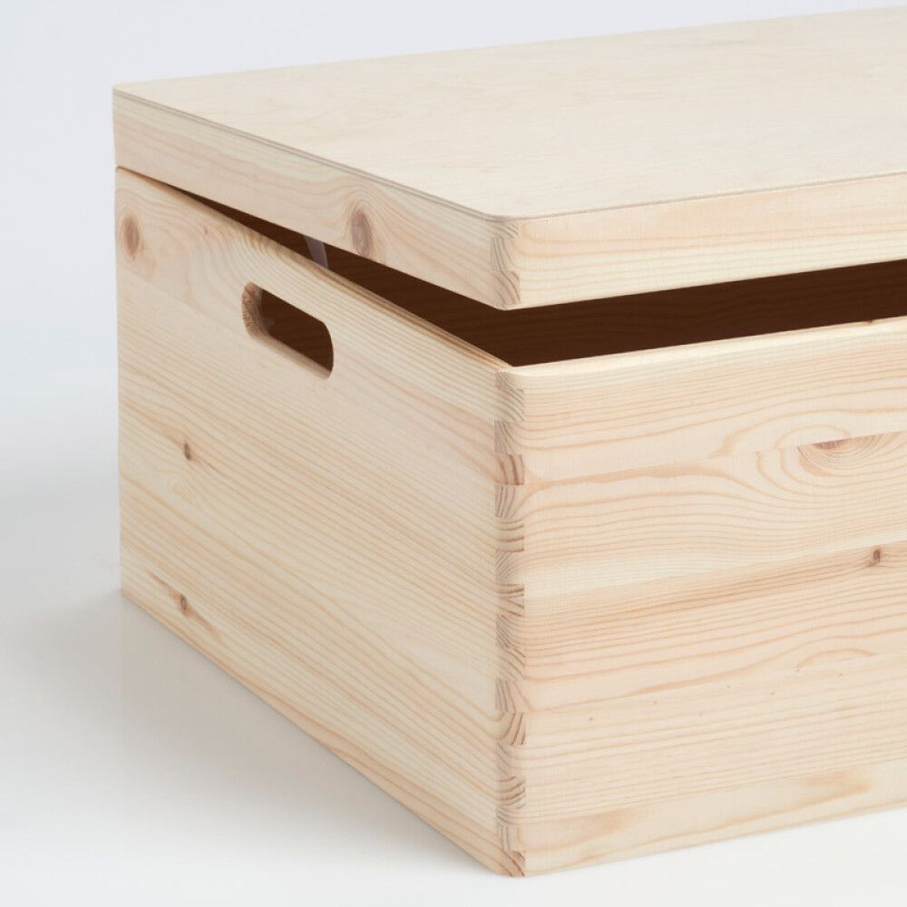 Puidust kast Zeller kaanega 60 x 40 x 24 cm