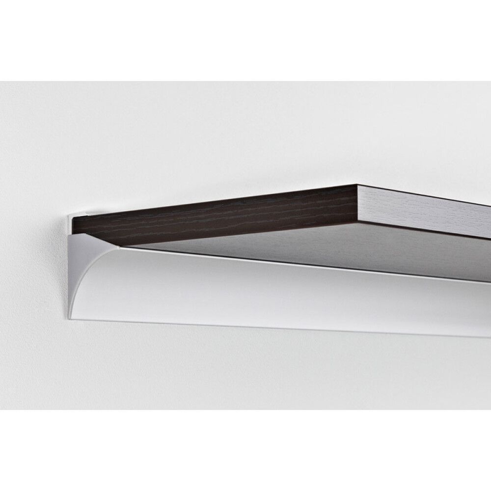 Riiulikandur Wood hõbedane 800 x 47 x 40 mm