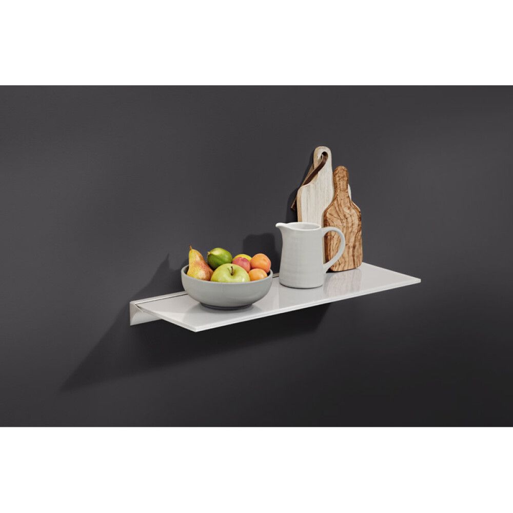 Klaasriiul Glassline Square valge 800 x 200 x 8 mm