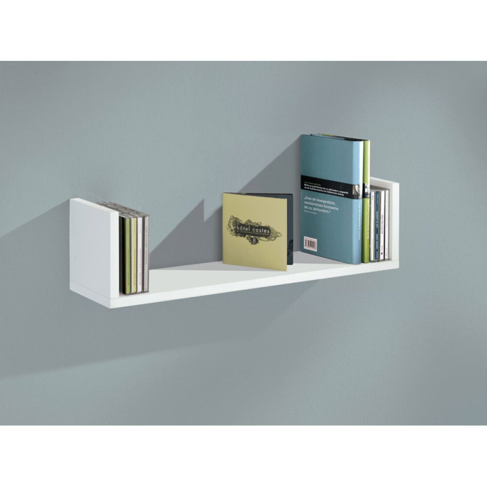 Riiul Dolle U-shape SHELF+ valge 600 x 150 x 150 mm