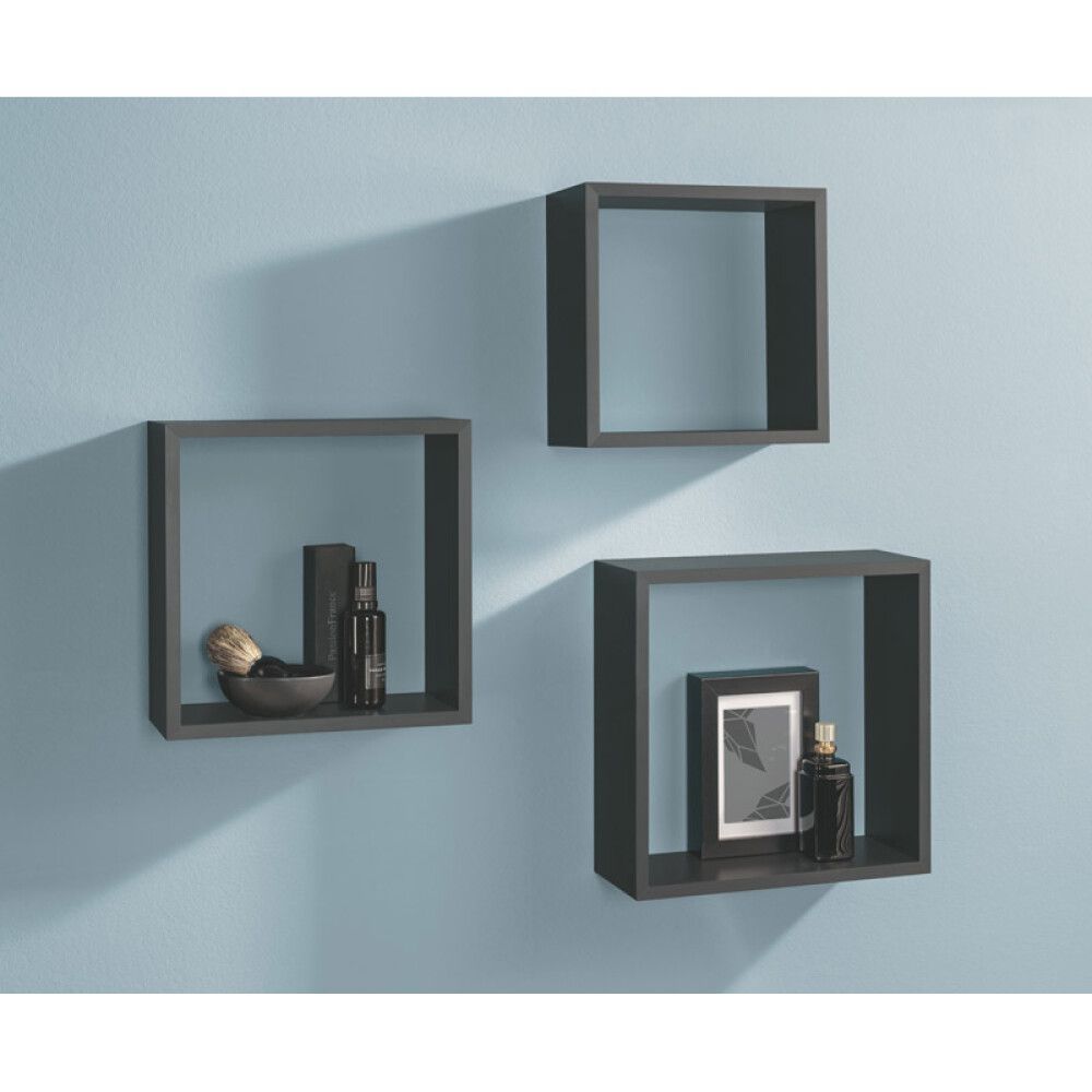 Seinariiulite komplekt Dolle Frame must 3 tk