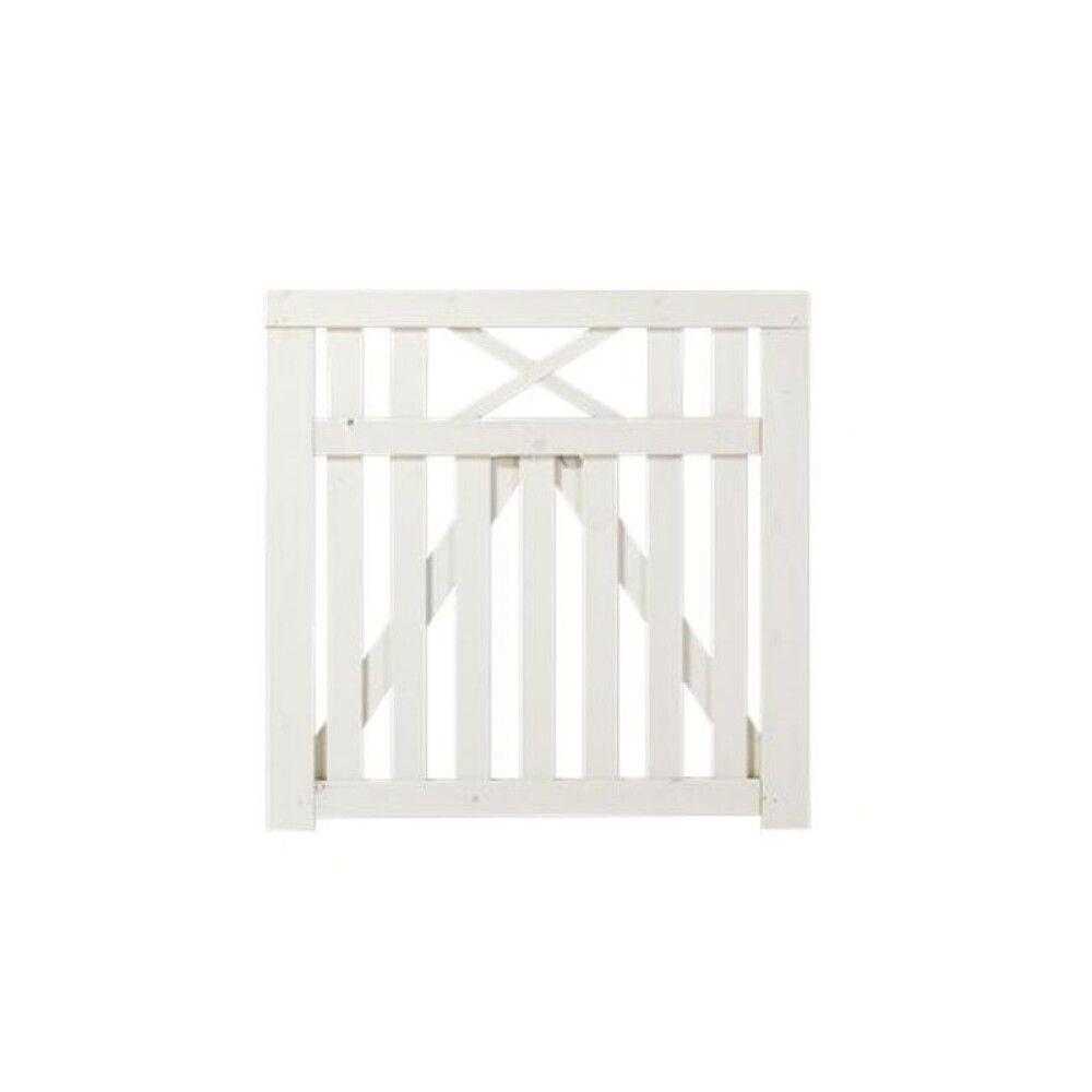 Aiaelement värav Vinesse Plus valge 100 x 98 cm