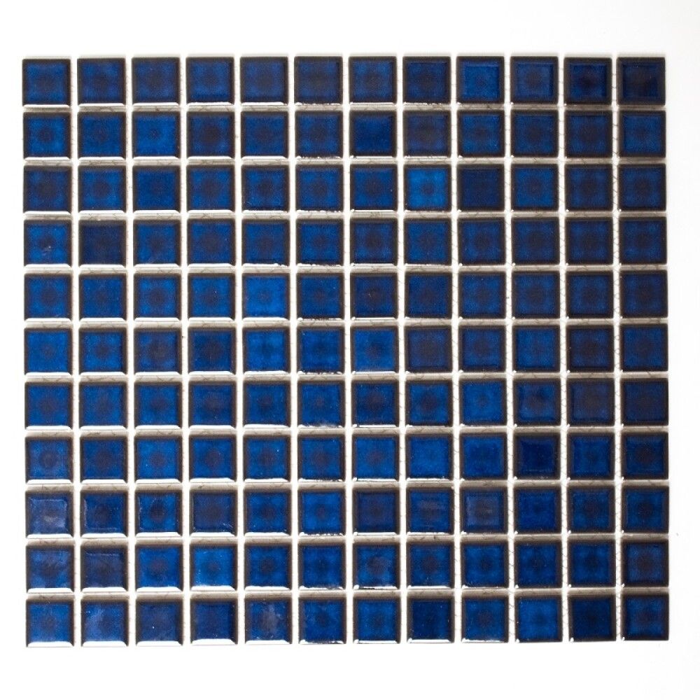 Mosaiik Uni Cobalt 30,2 x 33 cm
