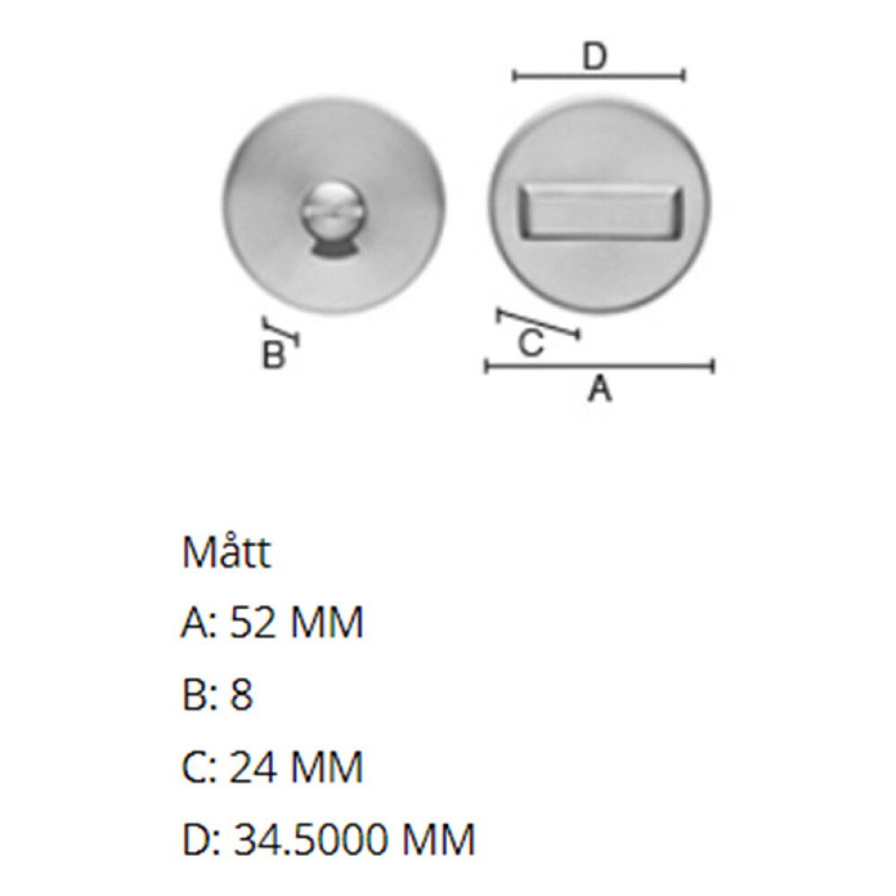 WC lukusti Beslagsboden