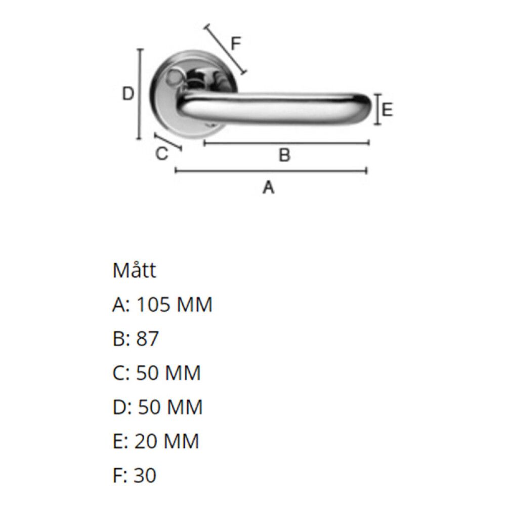 Siseukse link Beslagsboden B725