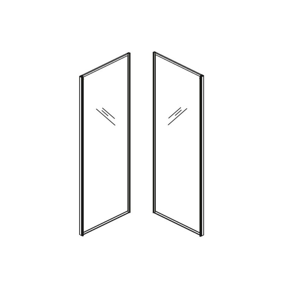 Tagaklaaside komplekt Camargue Skärgård 100 cm