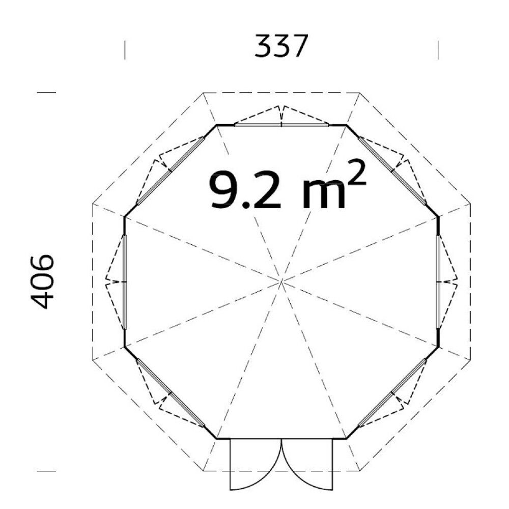 Paviljon Palmako Veronica7  9,2 m²