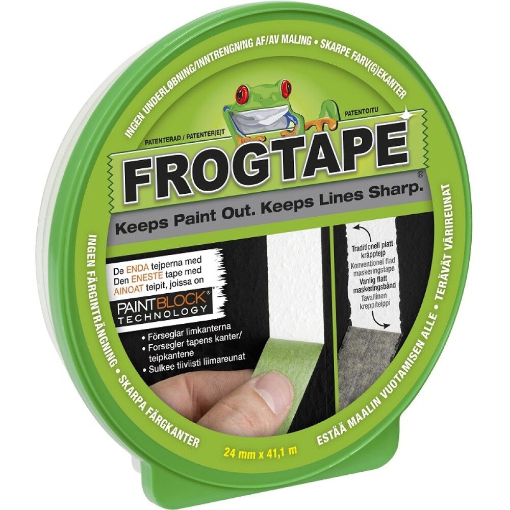 Teip FrogTape Frogtape 24 mm roheline 41100 mm