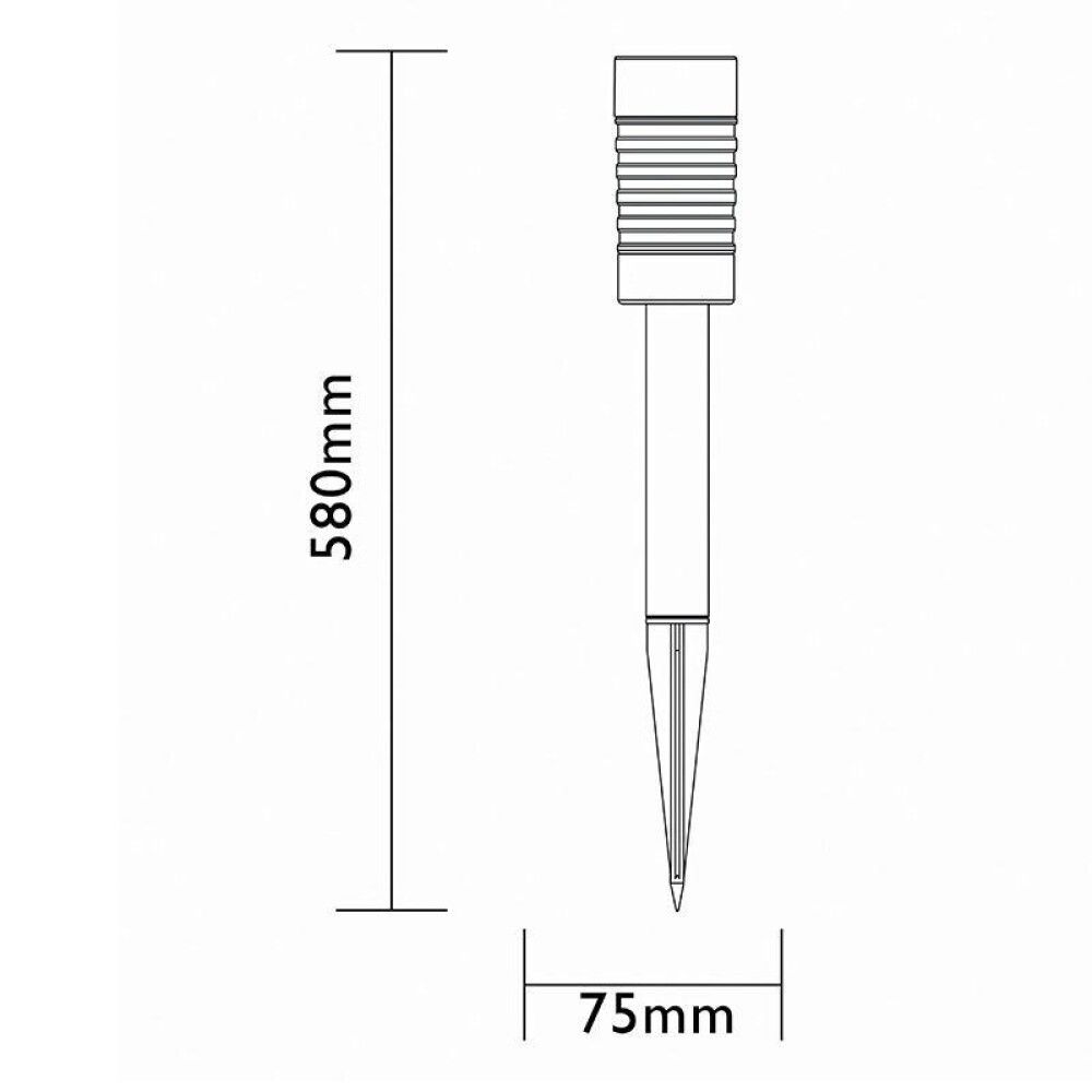 Päikesepatareiga LED-valgusti Luxform Torino