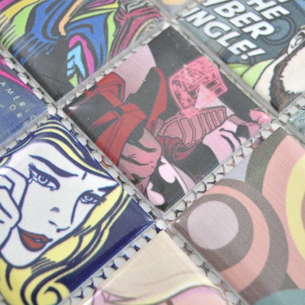 Mosaiik Quadrat Mix CG POP 30 x 30 cm