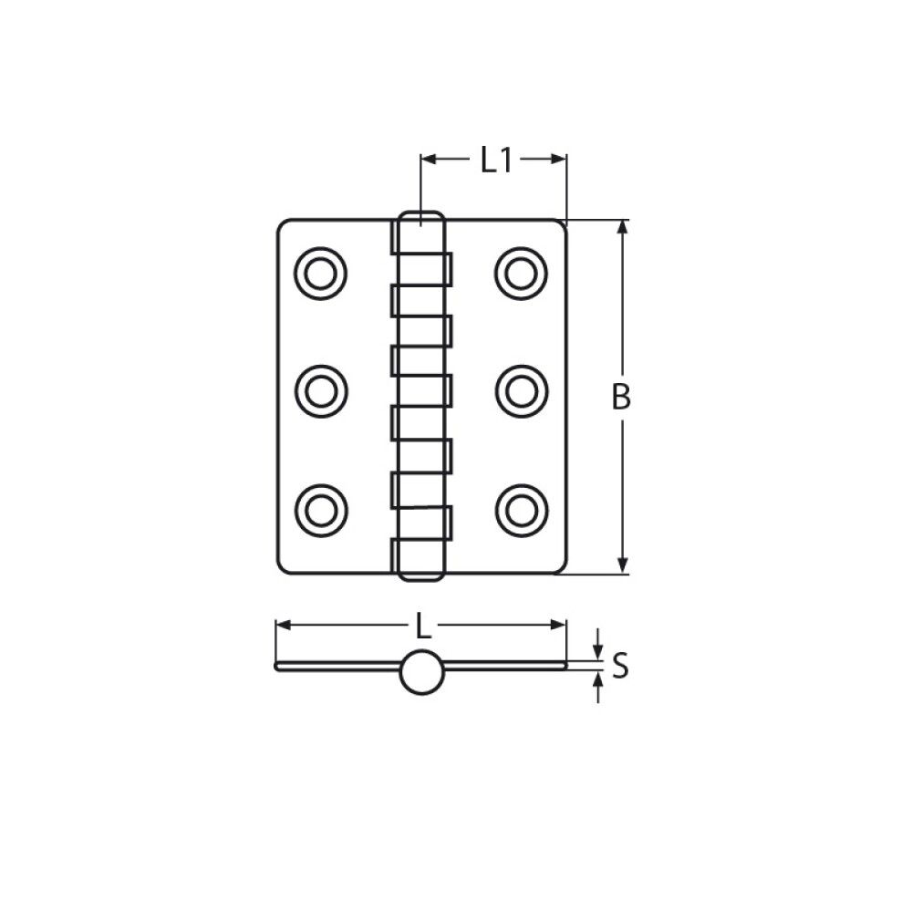 Hing Marinetech A2 40 x 60 mm