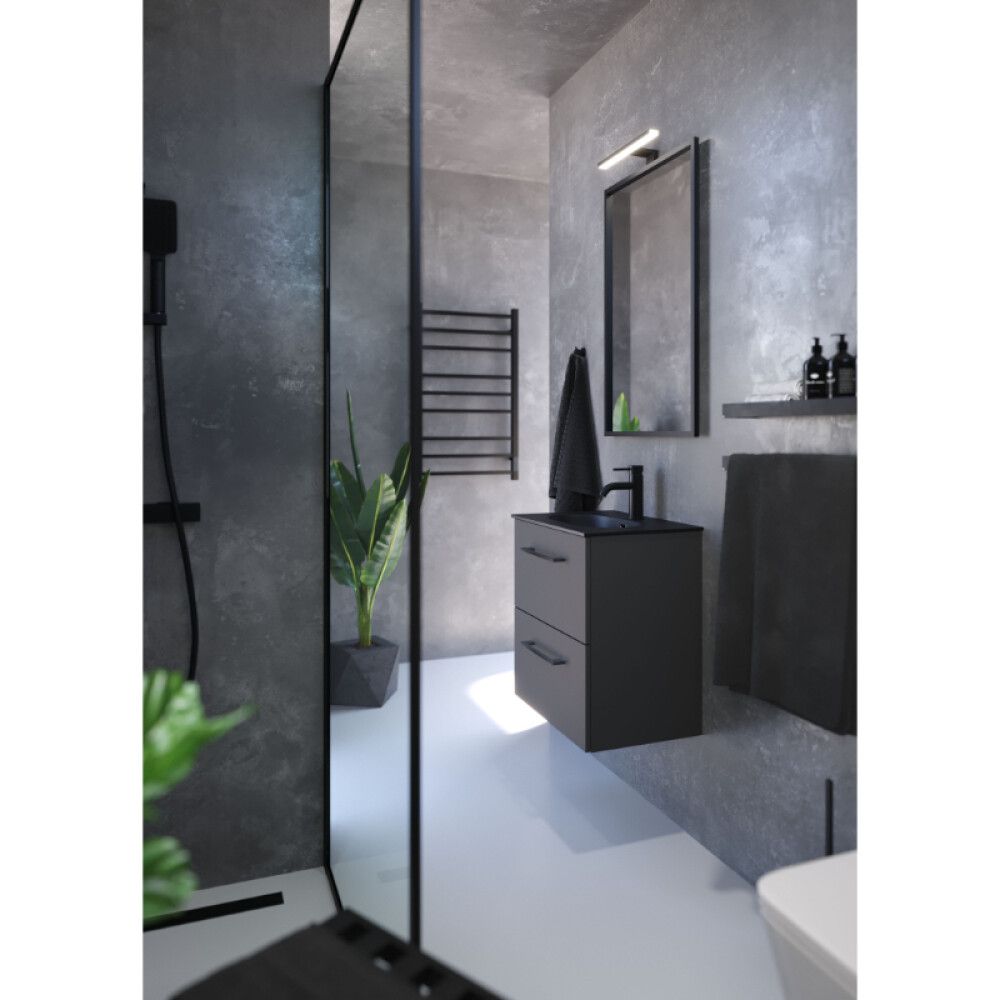 Valamukapp Camargue Svanholm Slim 50 cm antratsiit