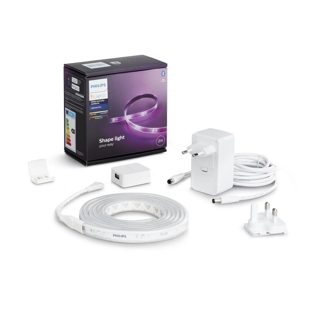 LED-valgusriba Philips Hue Lightstrip Plus V4 RGB põhiosa 2 m