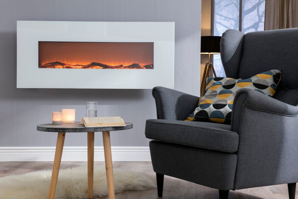 Elektrikamin Voltomat HEATING Flat, valge