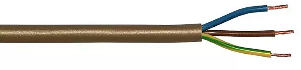 Kummikaabel Kabelexpress H03VV-F3x0,75 mm² kuldne