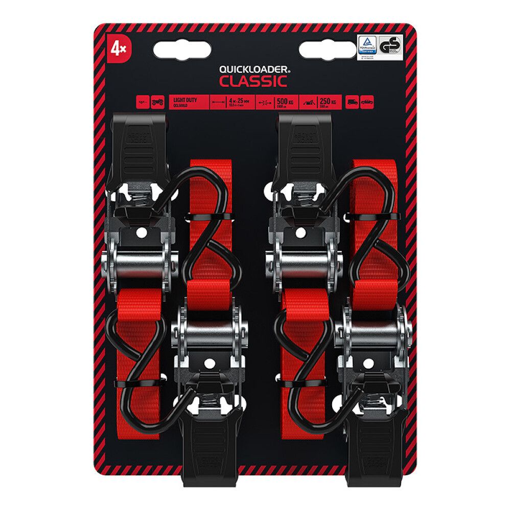 Koormarihm Quickloader 500 kg 25 mm 4 m 4 tk