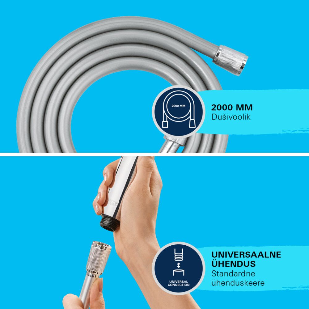 Dušivoolik Grohe Vitalio Flex 200 cm