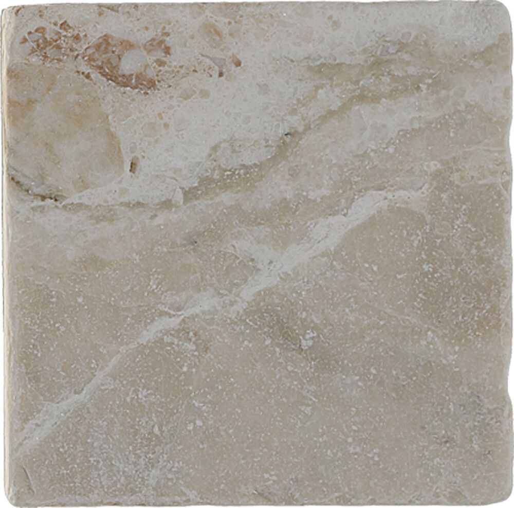 Marmorplaat Botticino beež 10 x 10 cm