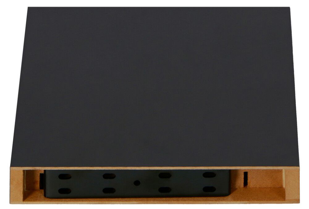 Seinariiul Regalux XL4 must 24 x 24 x 3,8 cm