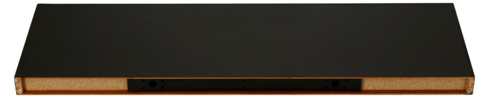 Seinariiul Regalux XL4 must 80 x 24 x 3,8 cm