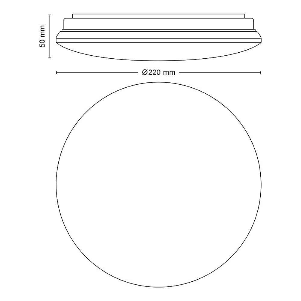 LED-plafoon Philips Moire CL200 6 W