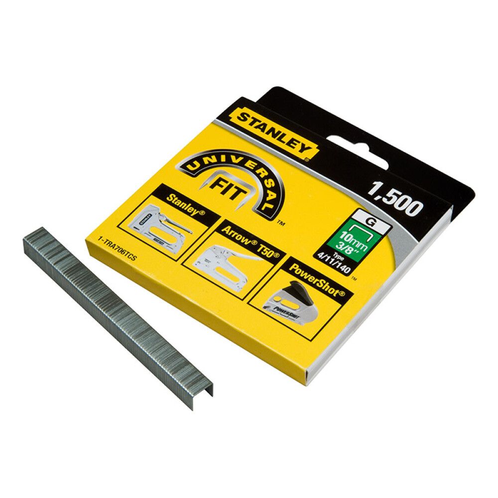 Klambrid Stanley tüüp G 10 mm 1000 tk