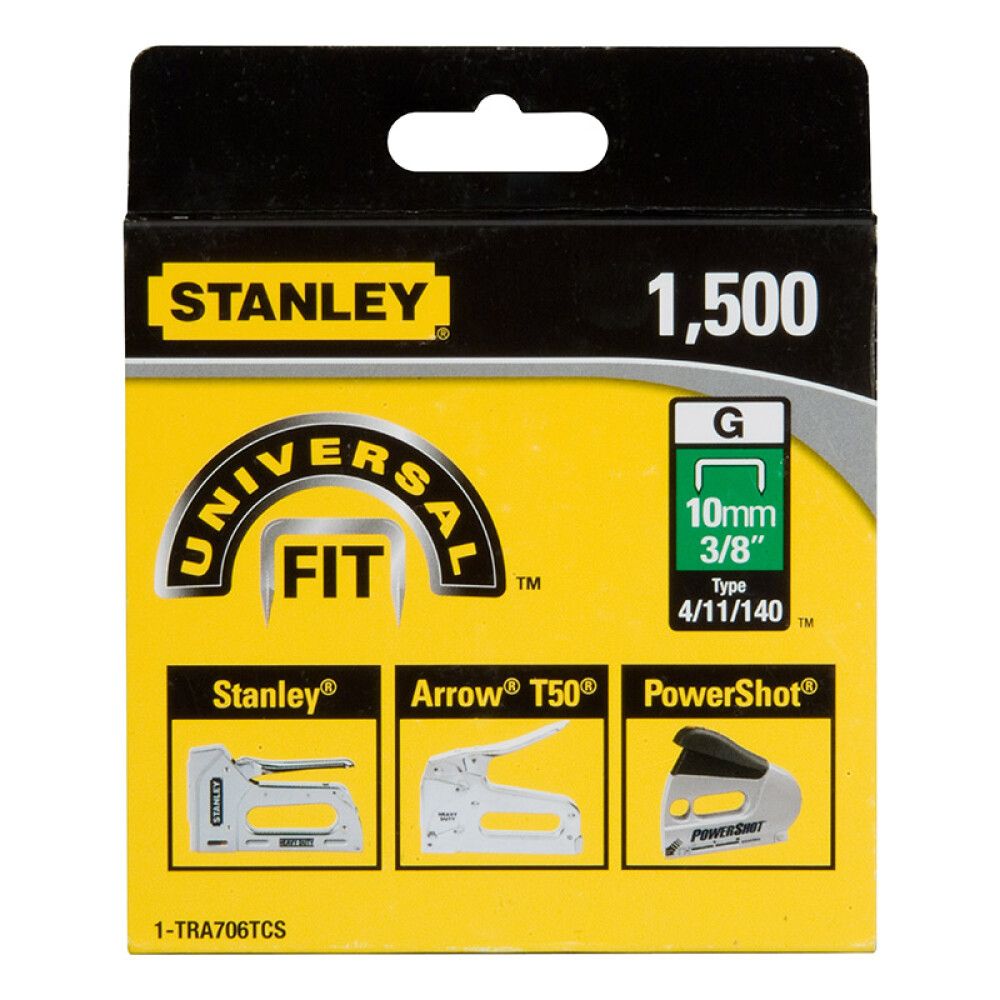 Klambrid Stanley tüüp G 10 mm 1000 tk