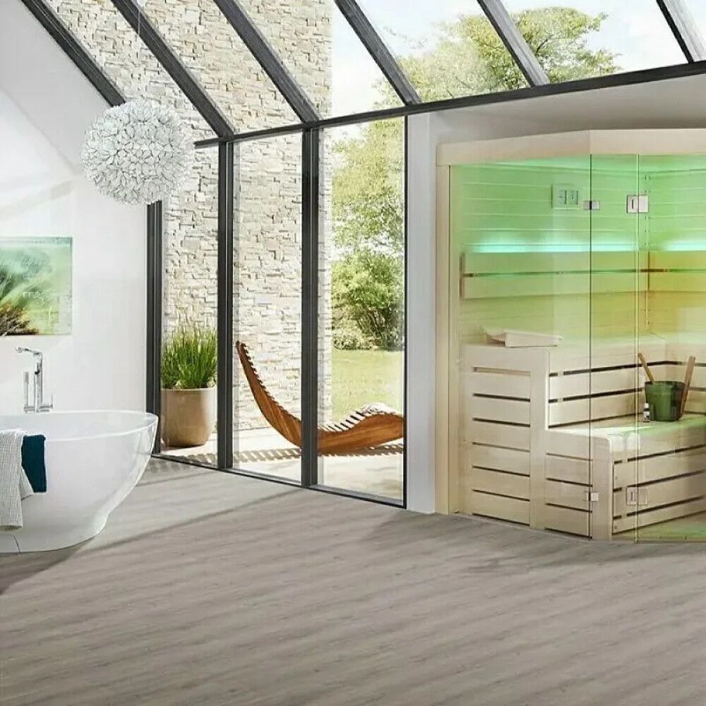 Vinüülparkett B!Design Rigid tamm Woodstock KL34 4,8 mm