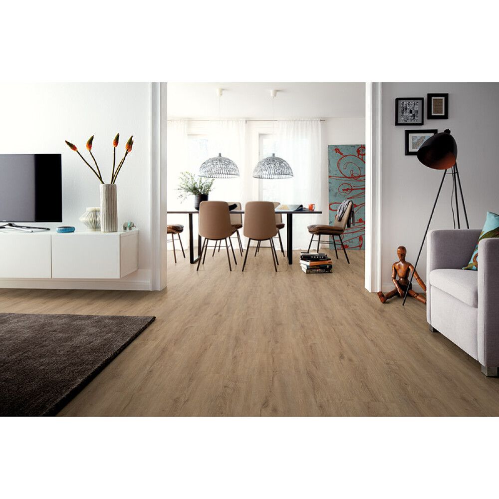 Vinüülparkett b!design Rigid Maxi Columbia tamm 4,8 mm KL34