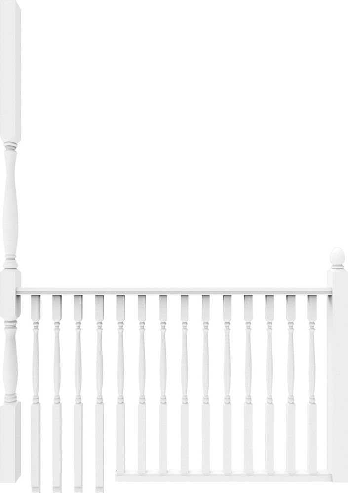 Trepi piirdelipp Oslo 41 x 41 x 1030 mm, 4 tk/ komplekt