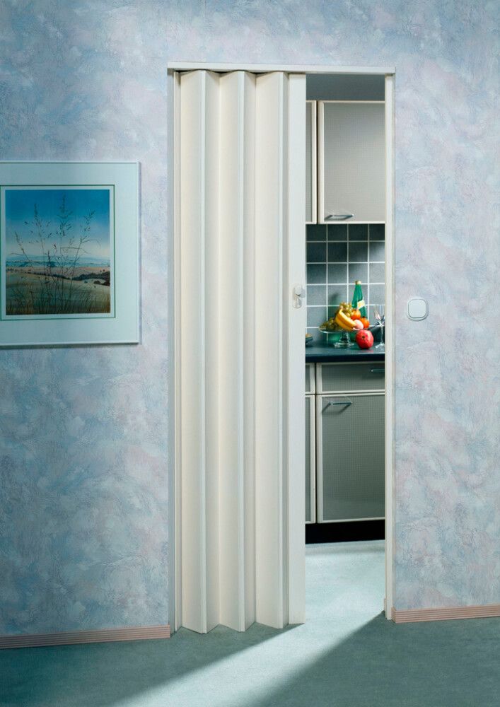 Voldikukse Eurostar lisalamell 120 x 2050 mm, valge