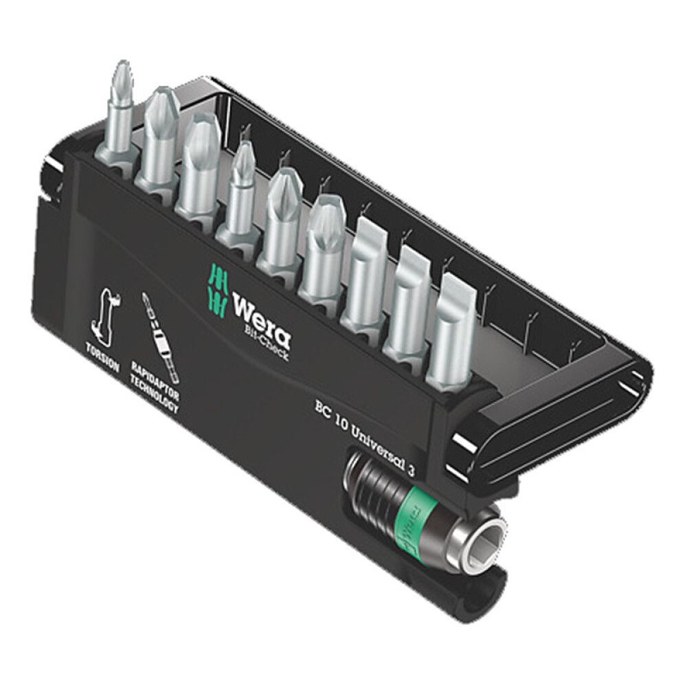 Kruviotsikute komplekt Wera 10-osaline