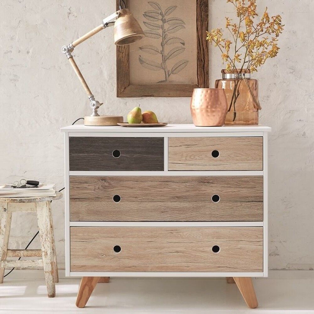 Kleepkile D-C-Fix Tamm 45 x 200 cm, valge