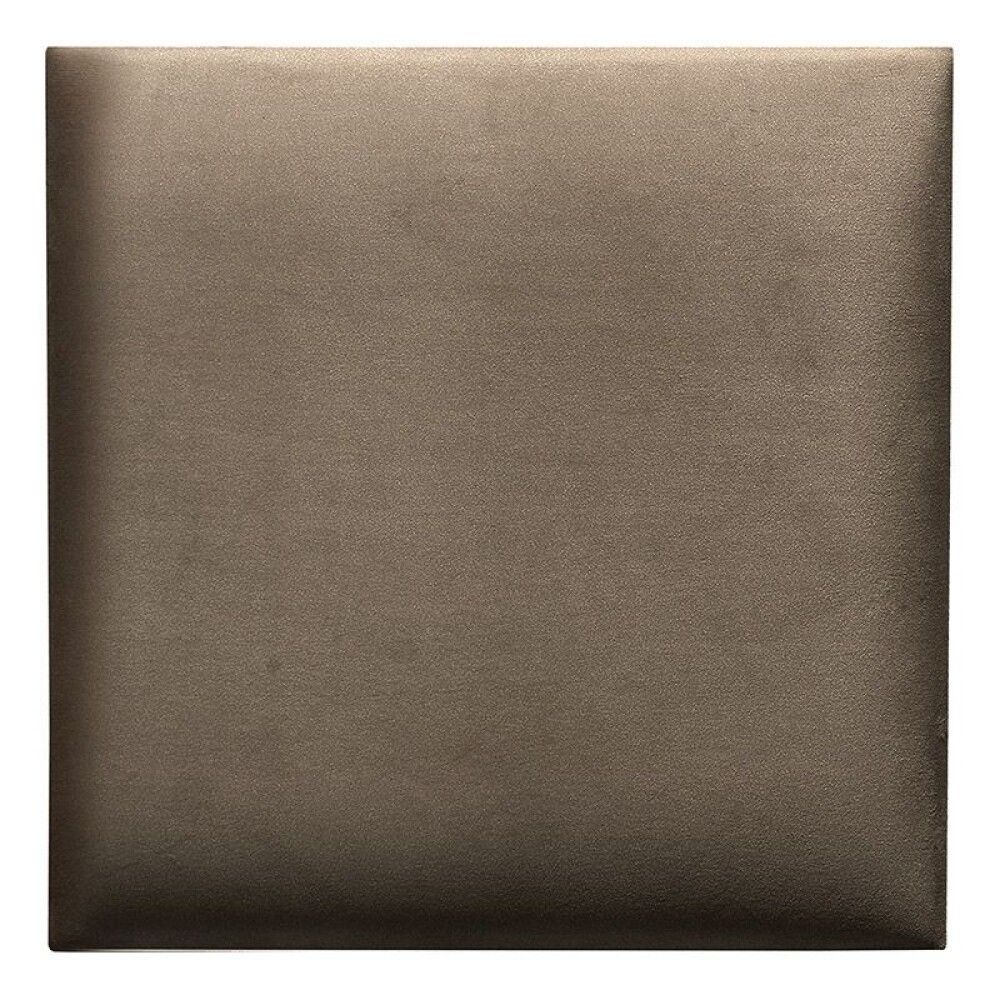 Polsterdatud seinapaneel Fllow Velvet 2209 Taupe 30 x 30 cm