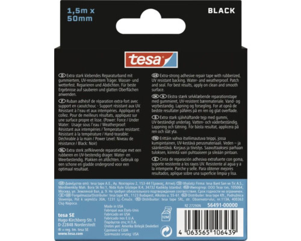 Parandusteip tesa® Ultra Power under water 1,5 m x 50 mm