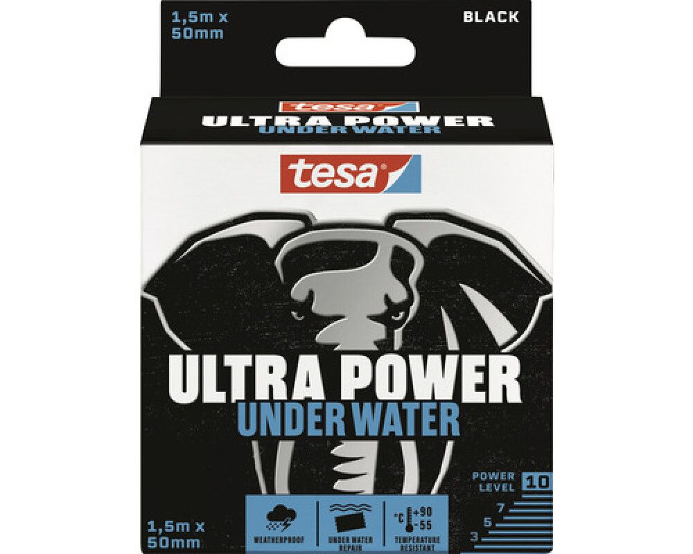 Parandusteip tesa® Ultra Power under water 1,5 m x 50 mm