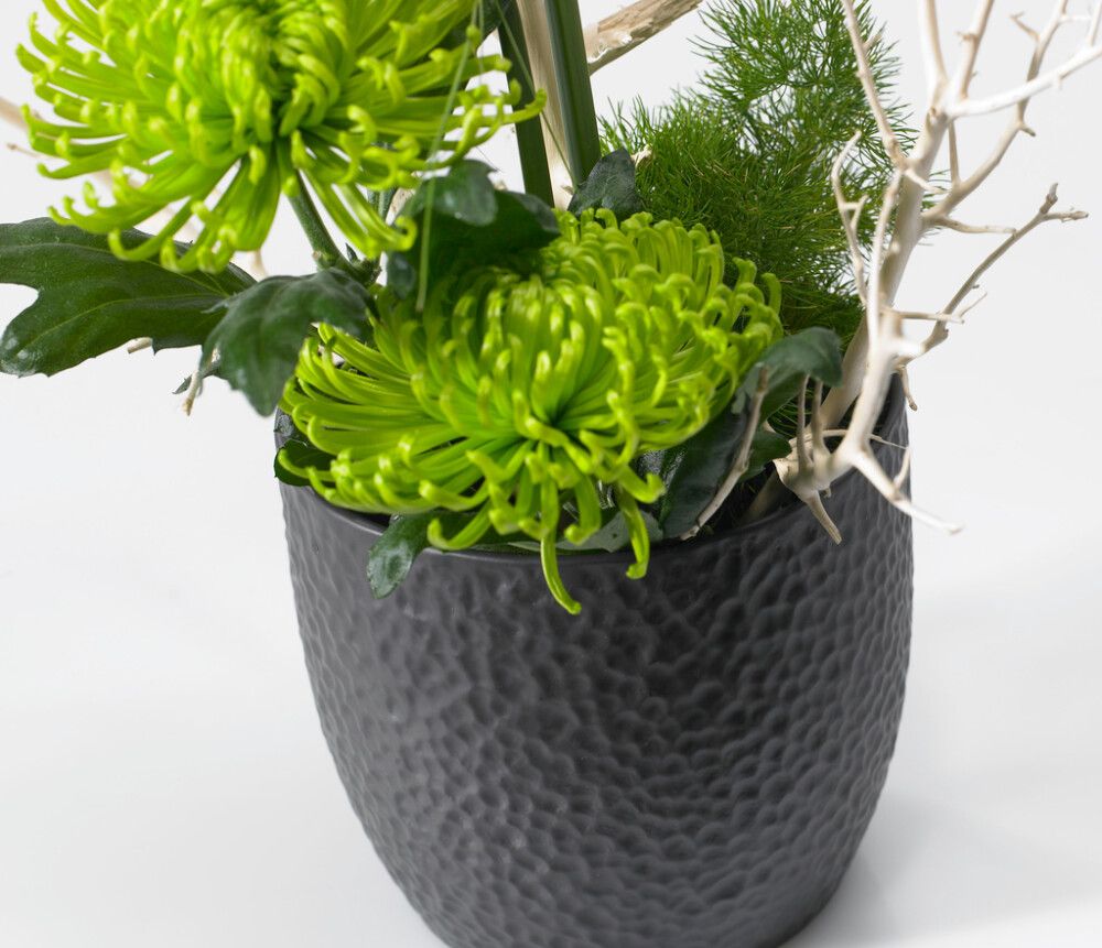 Ümbrispott Boston Ø 19 cm, tumehall