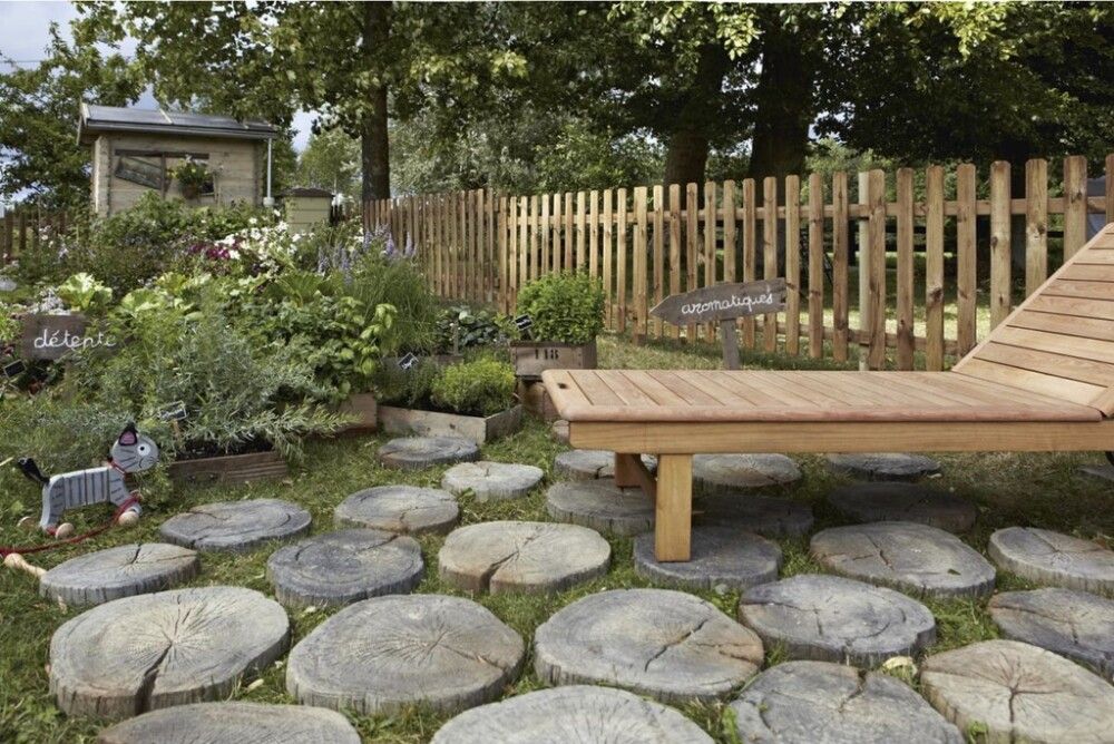 Betoonist sillutiskivi EHL Stonewood Ø 30 - 45 x 5 cm