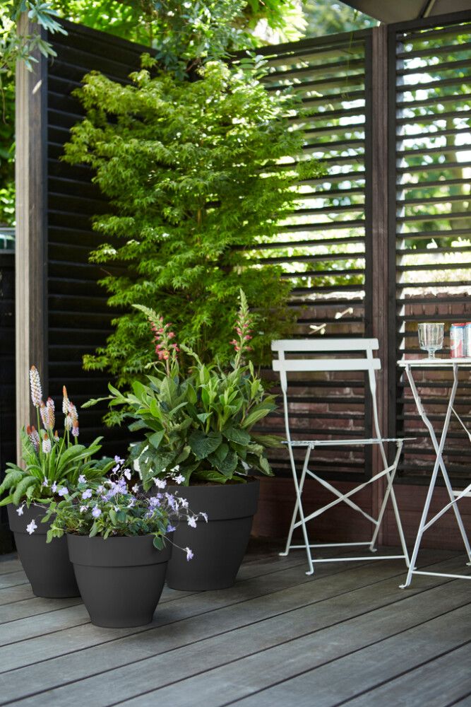 Õuepott Vibia Campan Ø 25 cm, tumehall