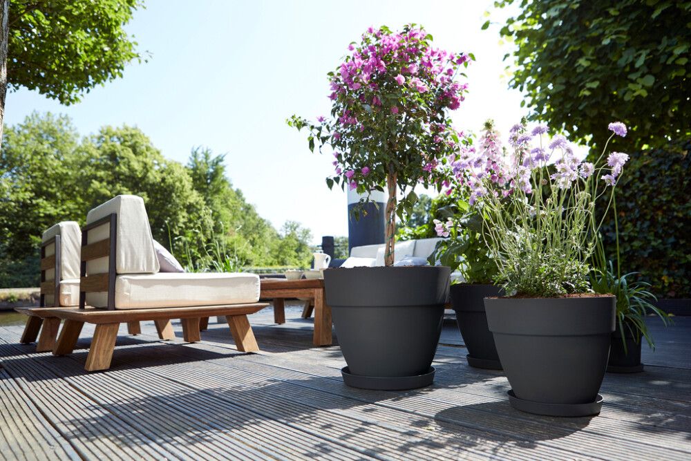 Õuepott Vibia Campan Ø 25 cm, tumehall