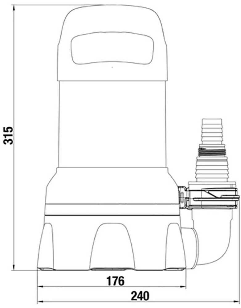 Uputatav pump Gardena 11000 puhtale veele