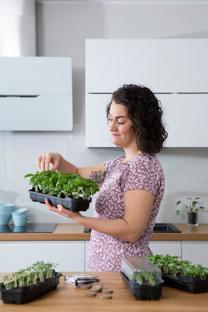 Toakasvuhoone Biolan Mini 12 -turbatabletiga