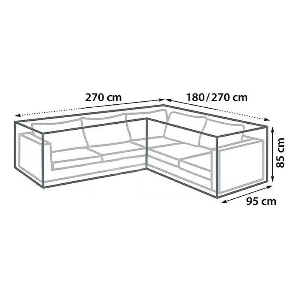 Mööblikate SunFun L kujuga 270 x 95 x 85 cm