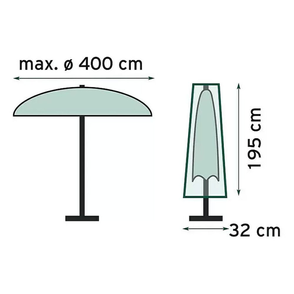 Päikesevarju kaitsekate SunFun Ø 200-400 cm
